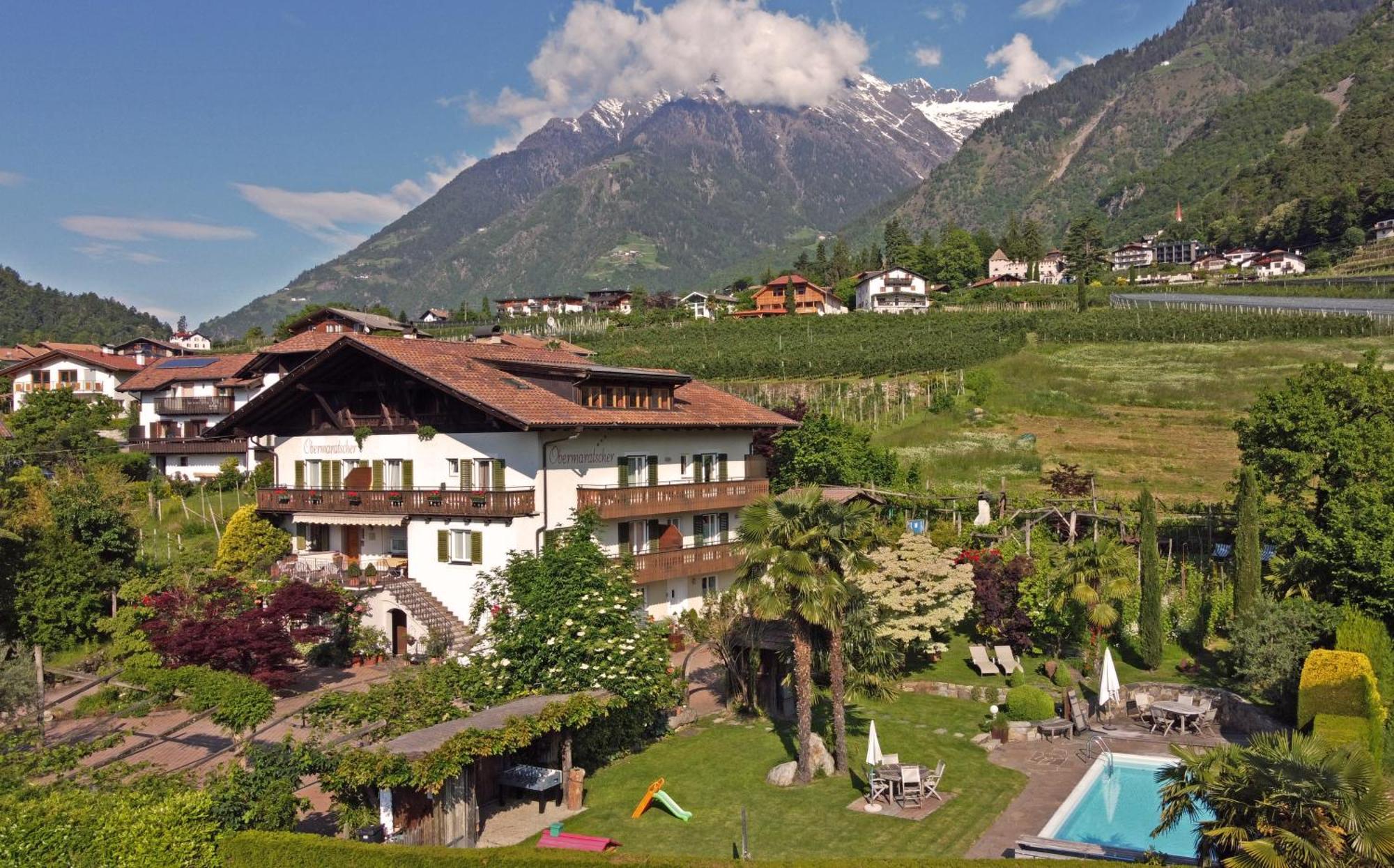 Obermaratscher Apartments Residence Lagundo Esterno foto